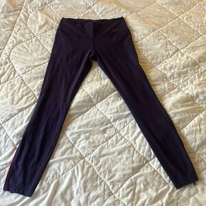 Nike running tights with zipper